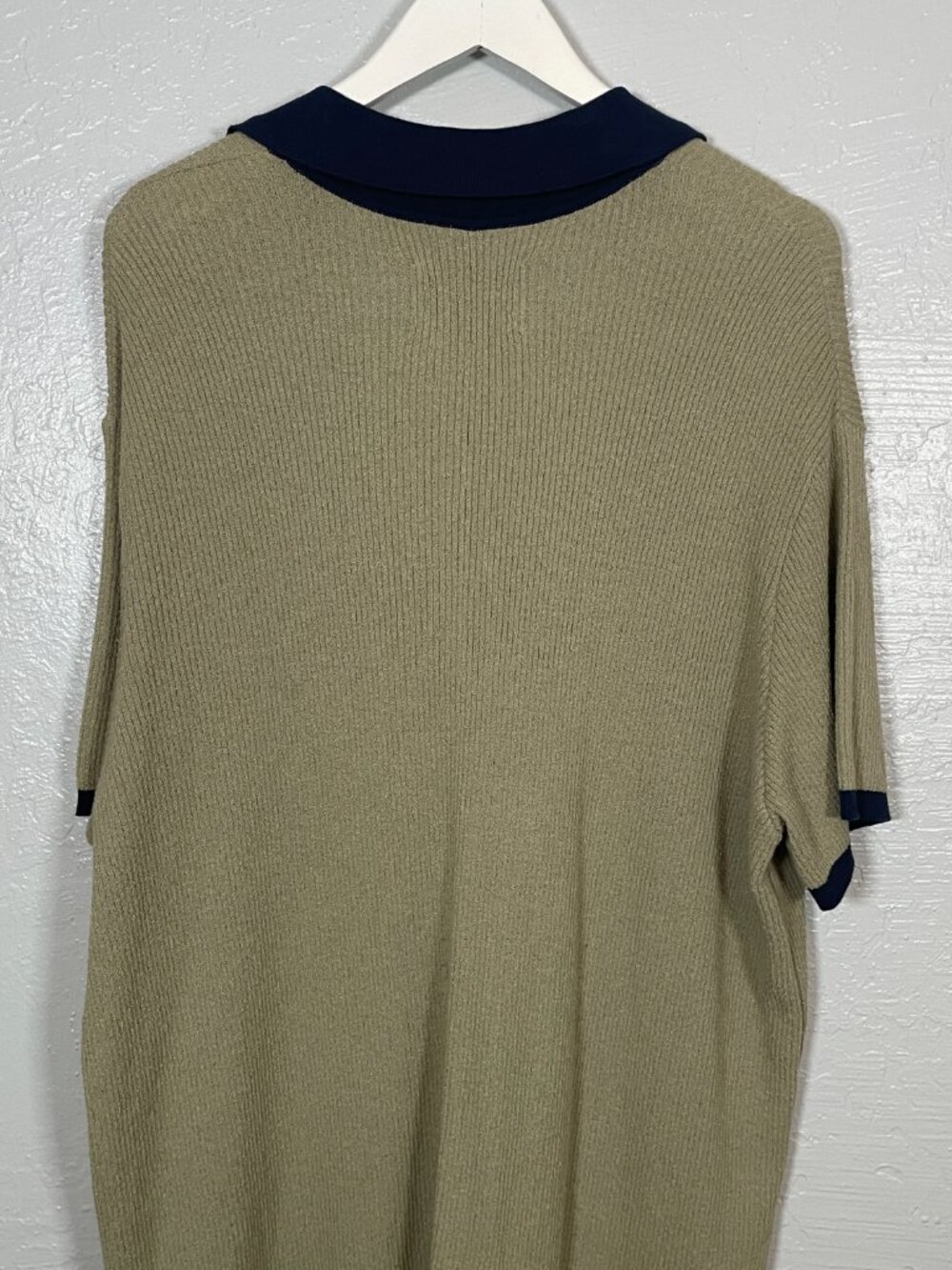 Anthropologie Olive Green and Navy Polo Jumpsuit - Picture 4 of 10